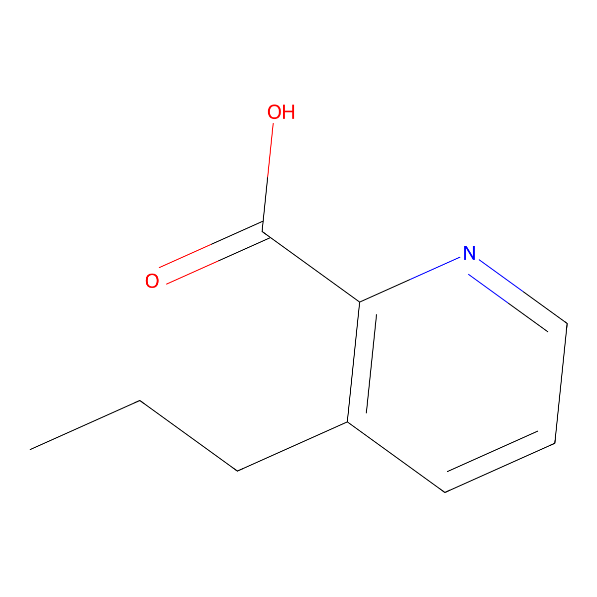 3-Propylpyridine-2-carboxylic acid molecular structure, CAS 102879-48-1