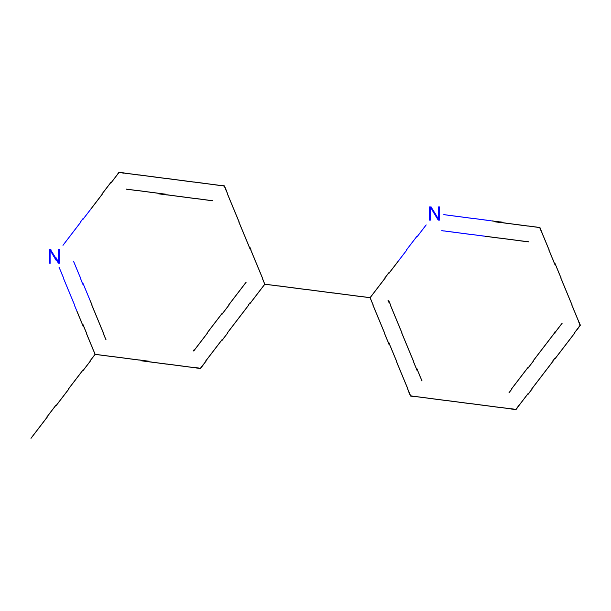 2'-Methyl-[2,4']bipyridinyl molecular structure, CAS 102880-65-9