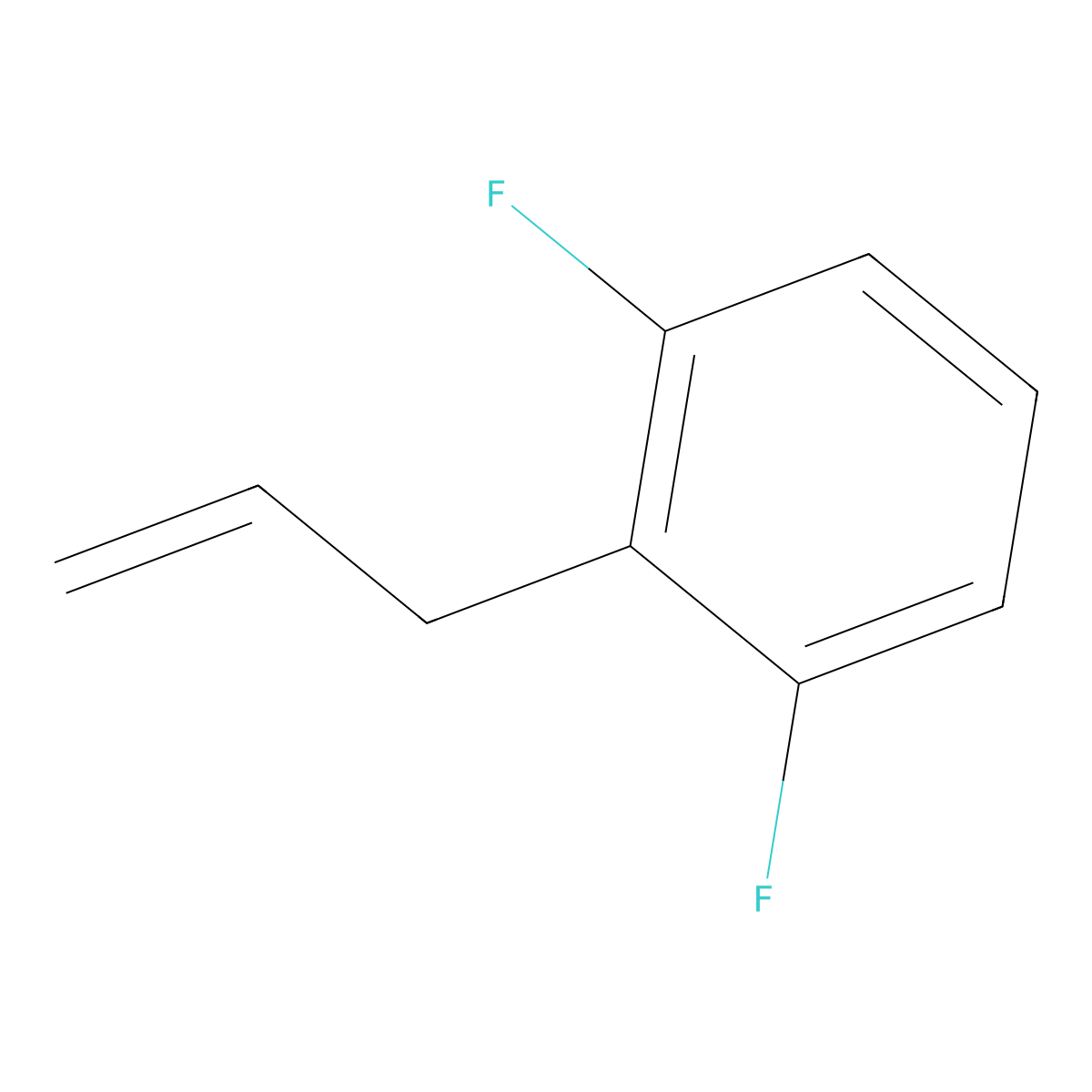 1,3-Difluoro-2-(prop-2-EN-1-YL)benzene molecular structure, CAS 1028801-61-7