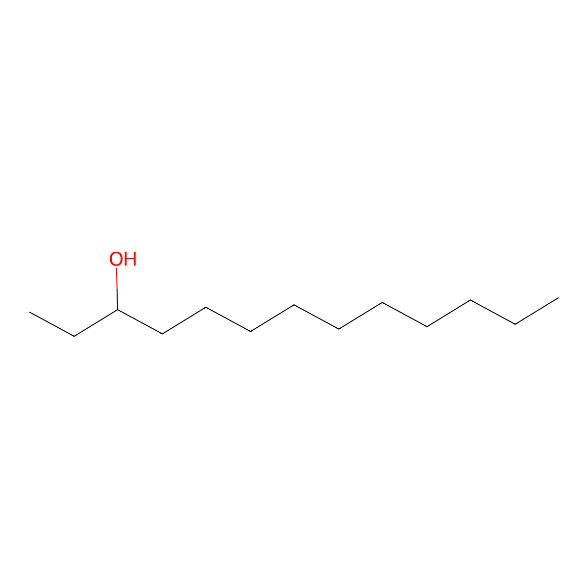 3-Tridecanol molecular structure, CAS 10289-68-6