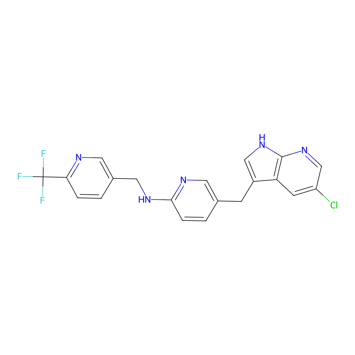 Pexidartinib molecular structure, CAS 1029044-16-3