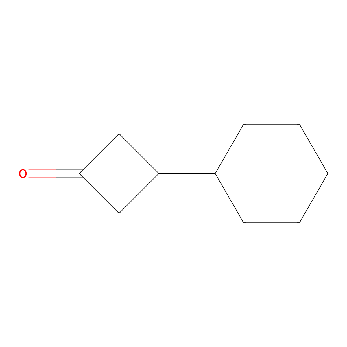 3-Cyclohexylcyclobutan-1-one molecular structure, CAS 1029080-67-8