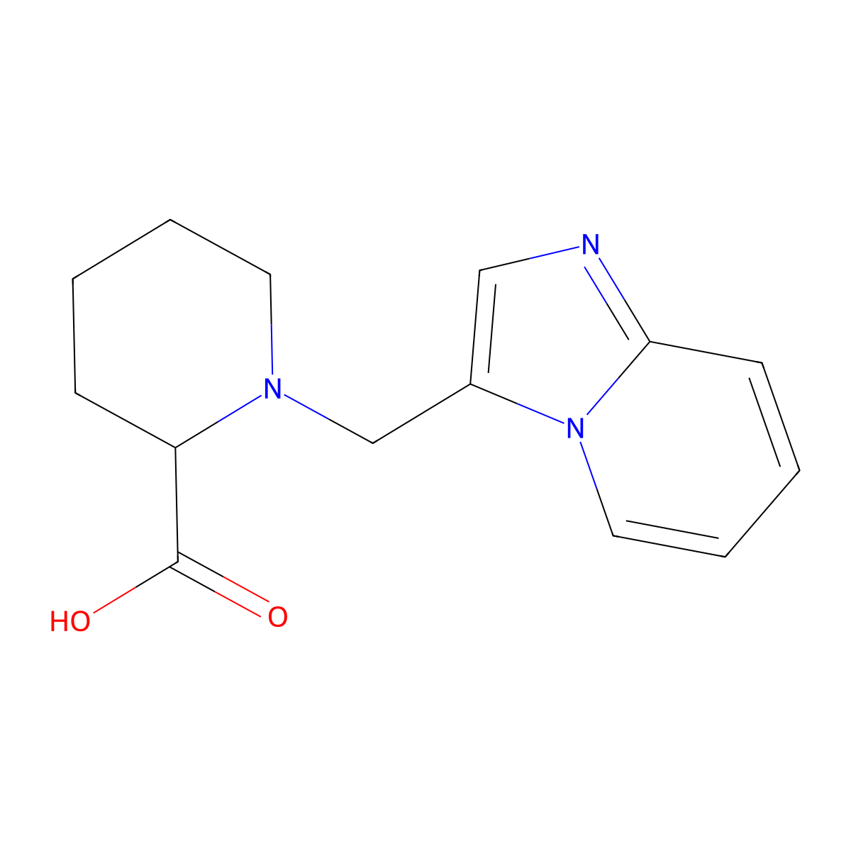 1-(Imidazo[1,2-a]pyridin-3-ylmethyl)piperidine-2-carboxylic acid molecular structure, CAS 1029107-31-0