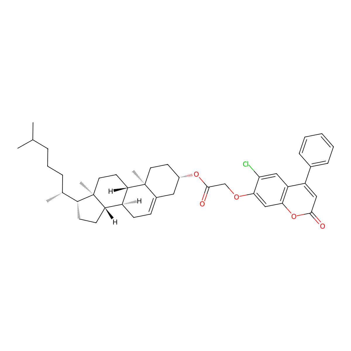 C44H55ClO5 molecular structure, CAS 1029128-85-5