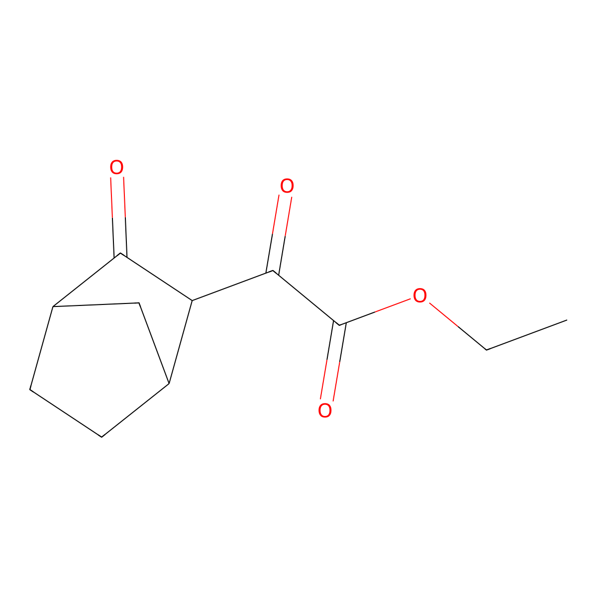 Ethyl 2-Oxo-2-(3-oxobicyclo[2.2.1]heptan-2-yl)acetate molecular structure, CAS 10293-81-9