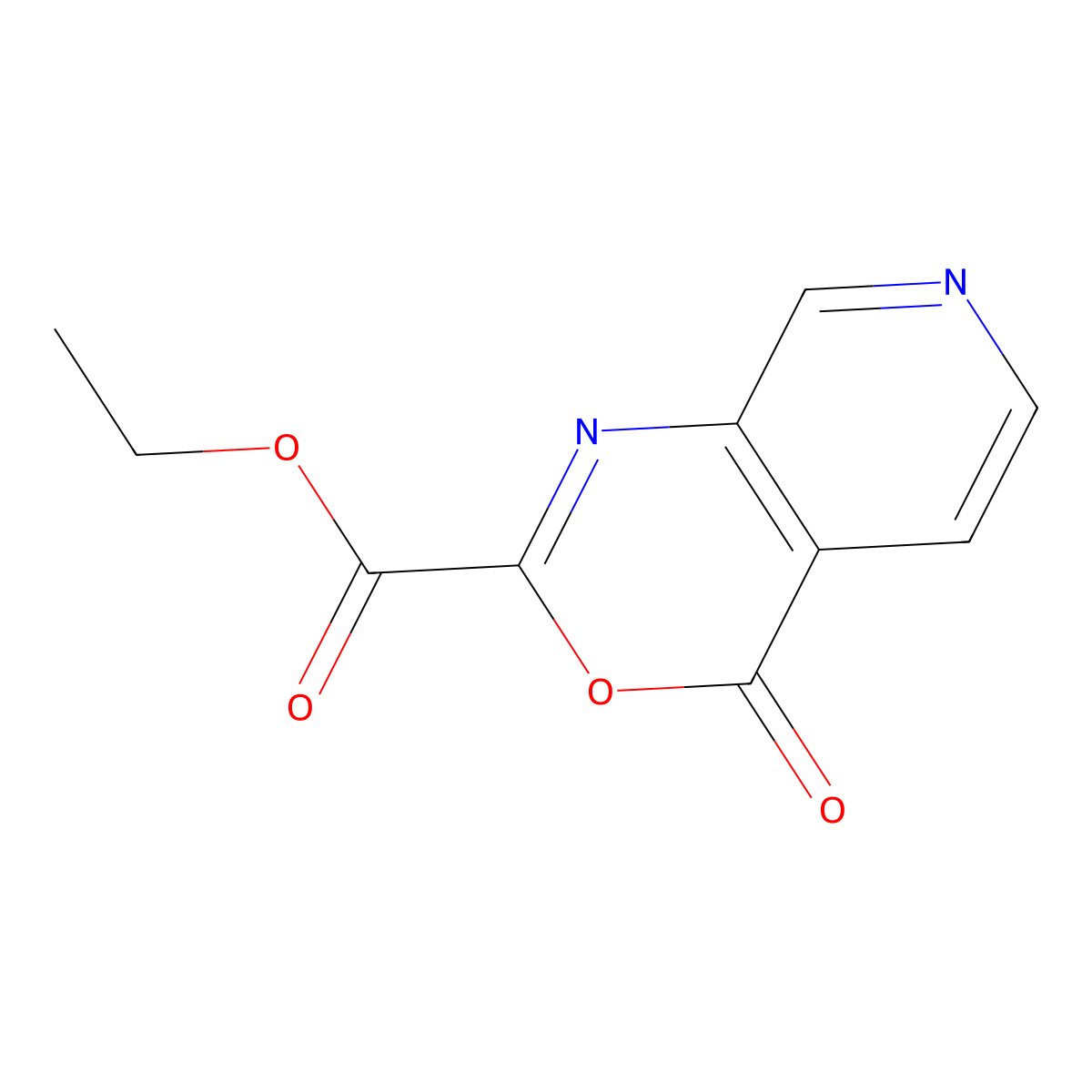 Ethyl 4-oxo-4H-pyrido[3,4-d][1,3]oxazine-2-carboxylate molecular structure, CAS 1029419-85-9