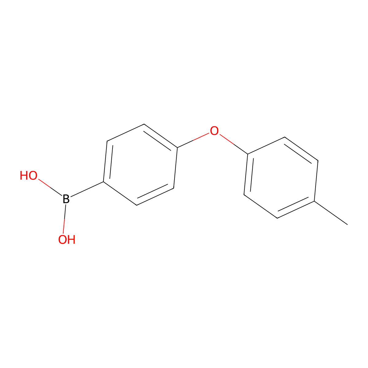 4-(p-Tolyloxy)phenylboronic acid molecular structure, CAS 1029438-40-1