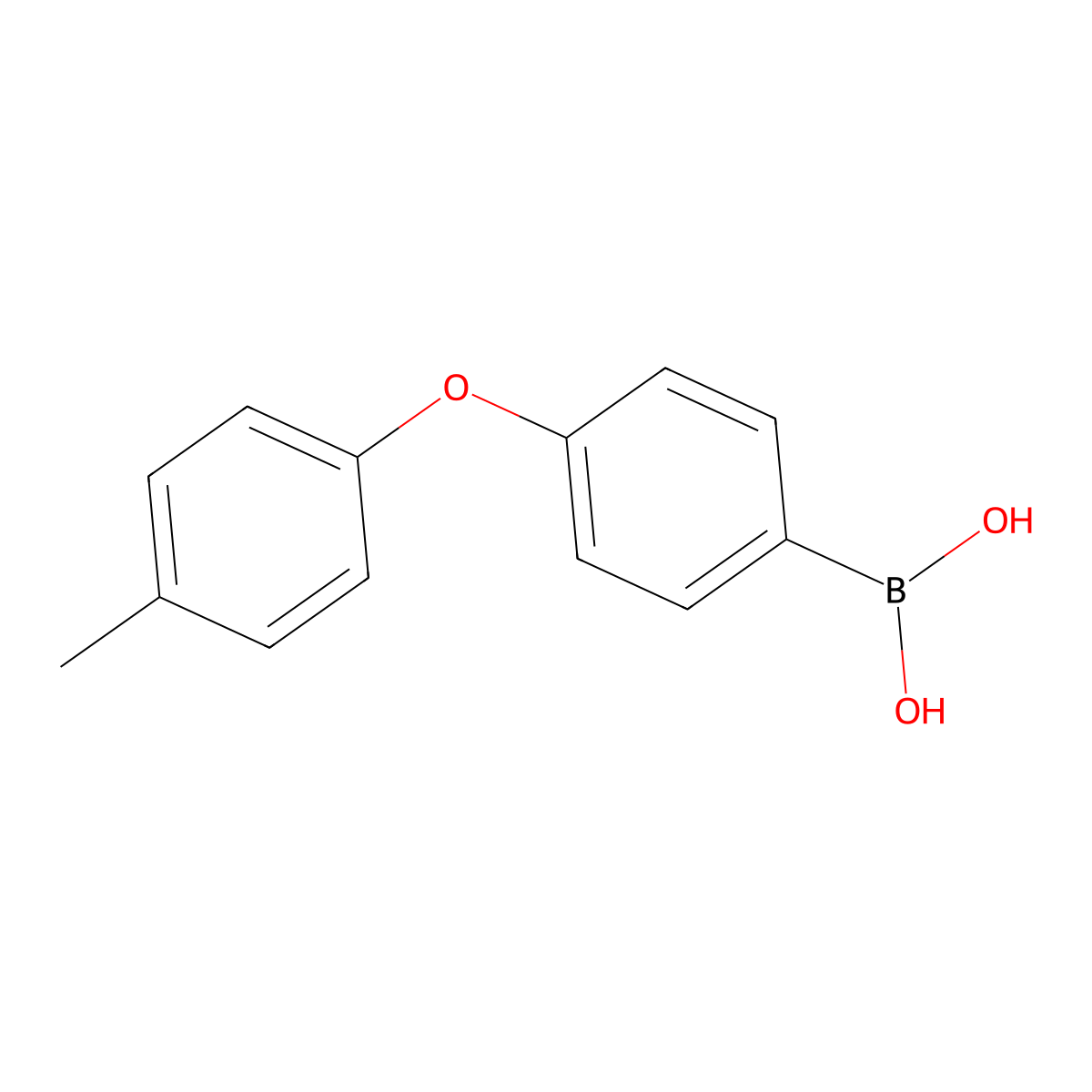 4-(p-Tolyloxy)phenylboronic acid molecular structure, CAS 1029438-40-1