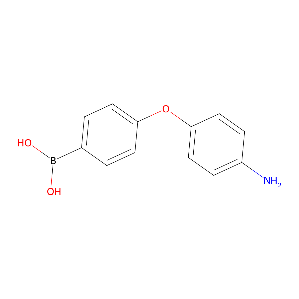 [4-(4-Aminophenoxy)phenyl]boronic acid molecular structure, CAS 1029438-85-4
