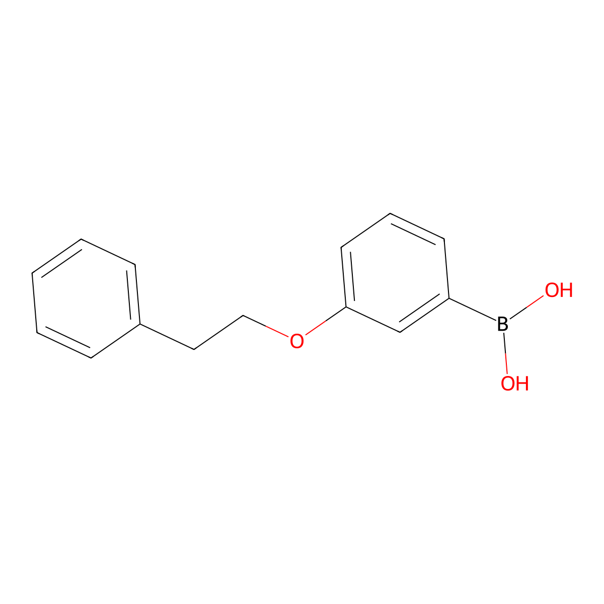 [3-(2-Phenylethoxy)phenyl]boronic acid molecular structure, CAS 1029439-94-8