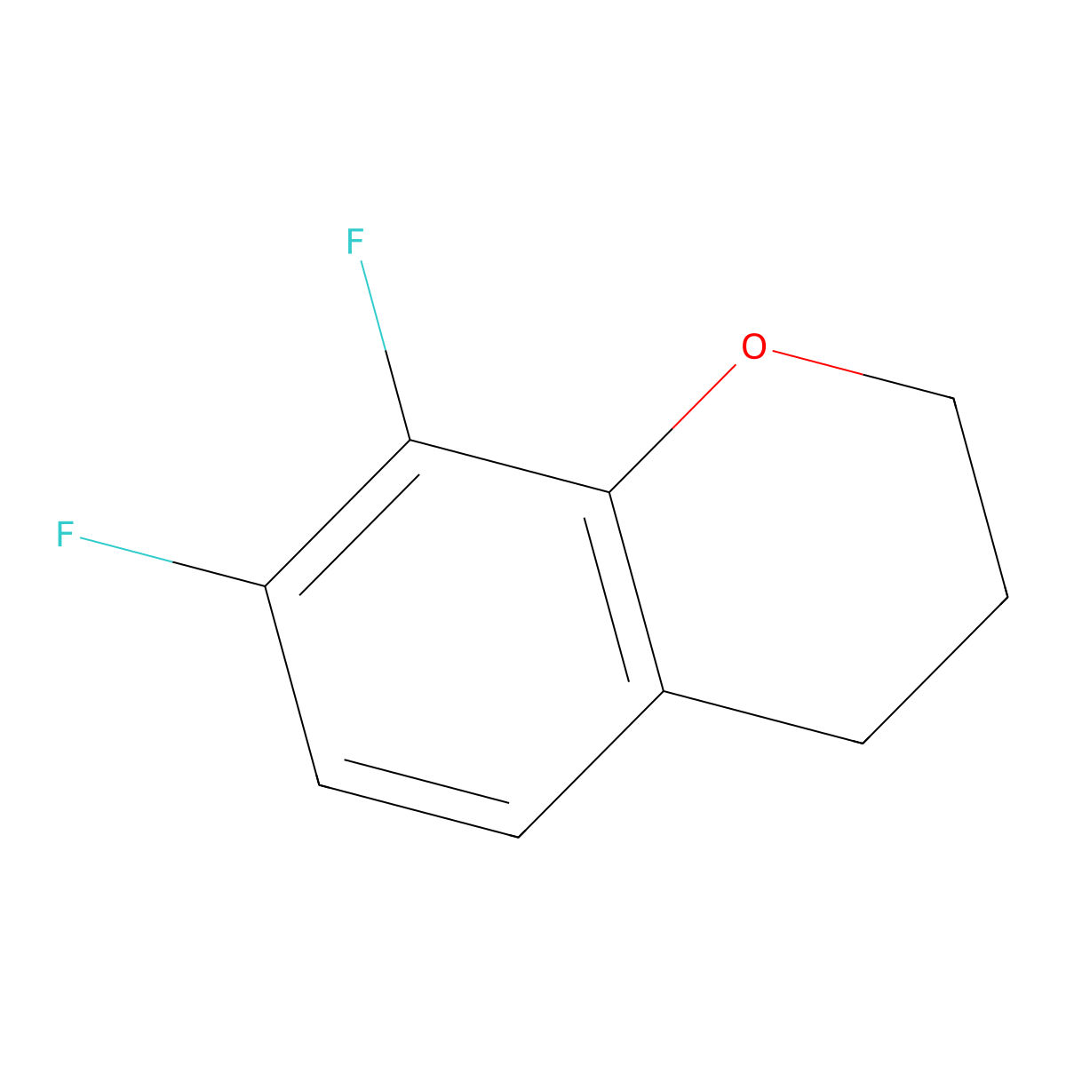 7,8-Difluorochroman molecular structure, CAS 1029476-87-6