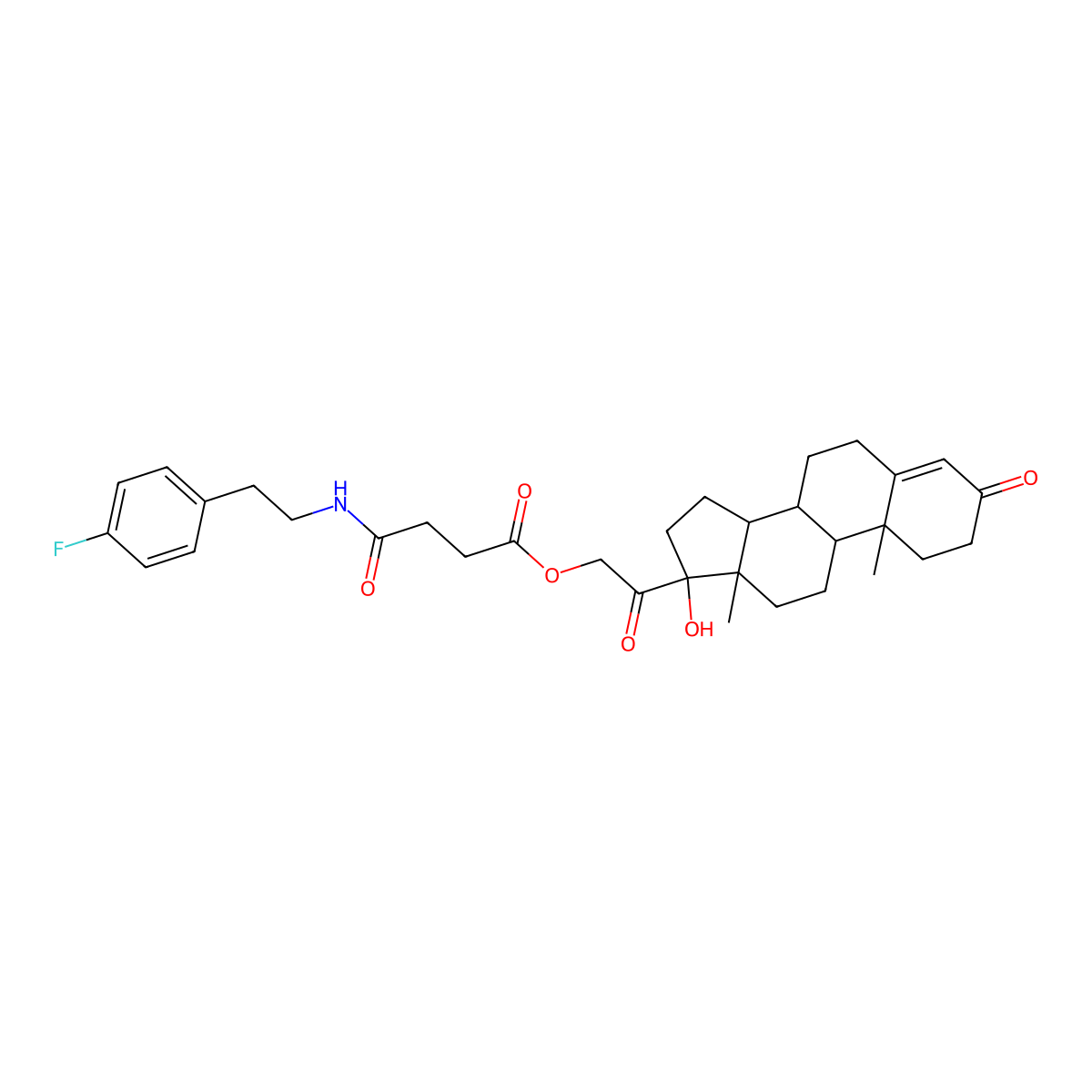 C33H42Fno6 molecular structure, CAS 1029684-34-1