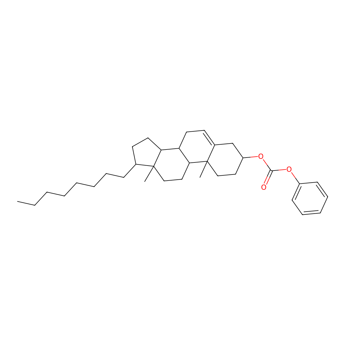 [(3S,8S,9S,10R,13R,14S,17S)-10,13-dimethyl-17-octyl-2,3,4,7,8,9,11,12,14,15,16,17-dodecahydro-1H-cyclopenta[a]phenanthren-3-yl] phenyl carbonate molecular structure, CAS 1029697-72-0