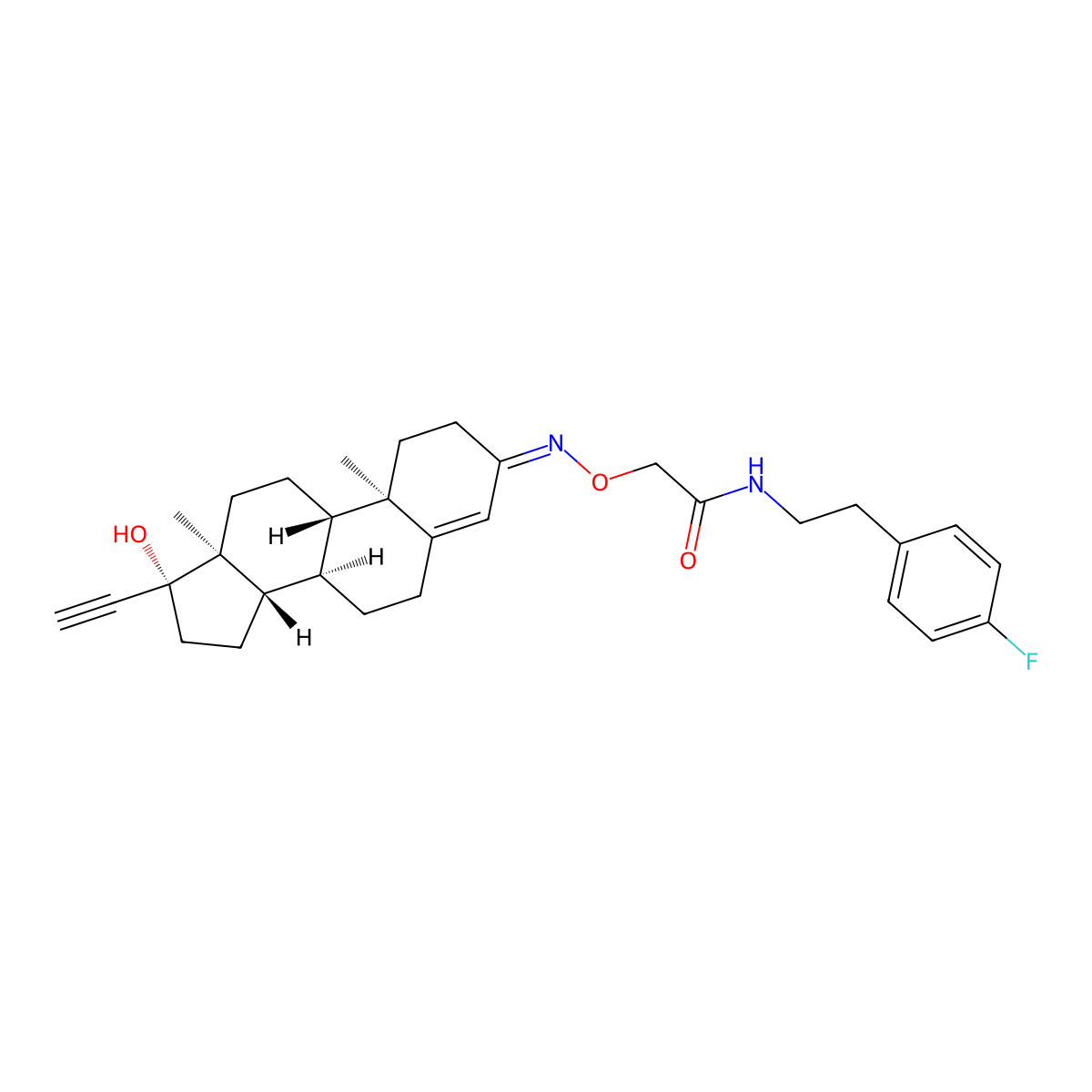 C31H39FN2O3 molecular structure, CAS 1029698-78-9