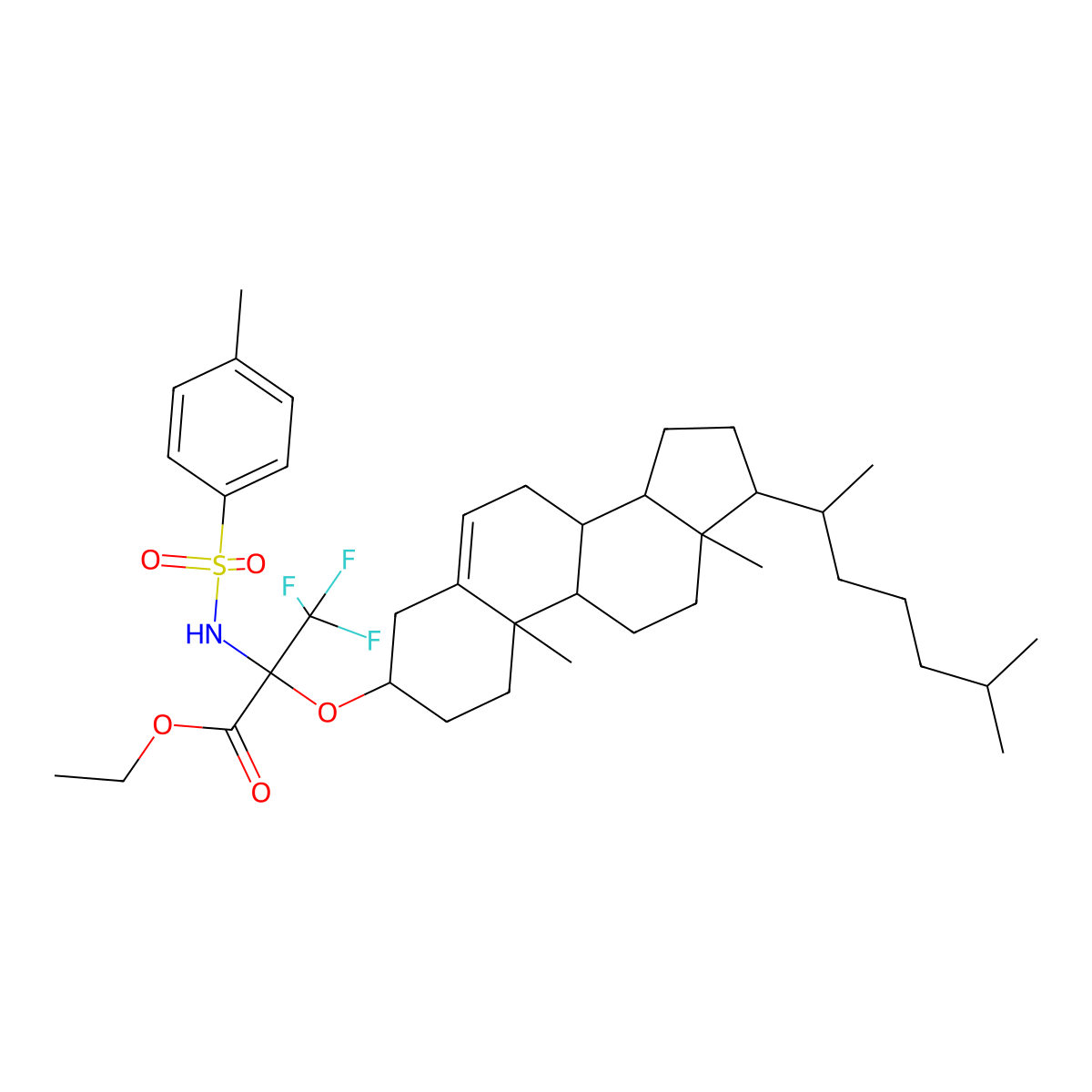C39H58F3NO5S molecular structure, CAS 1029698-79-0
