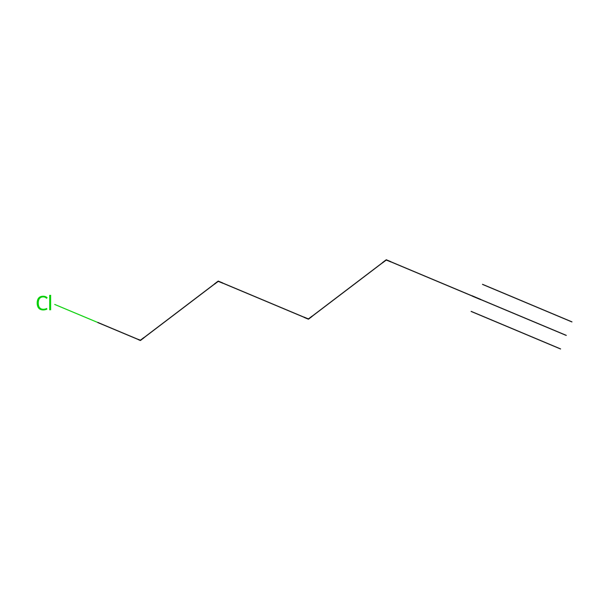 6-Chloro-1-hexyne molecular structure, CAS 10297-06-0
