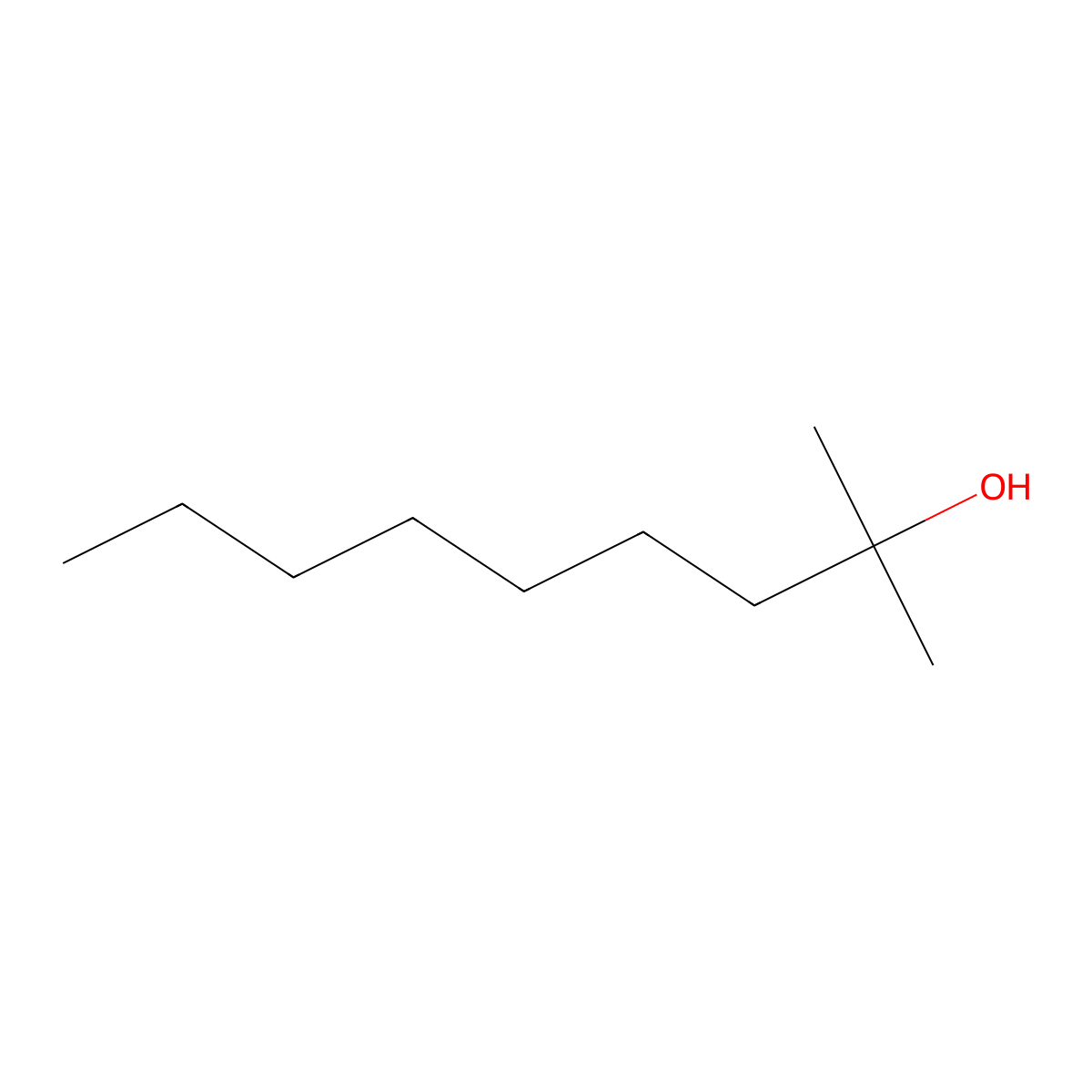 2-Nonanol, 2-methyl- molecular structure, CAS 10297-57-1
