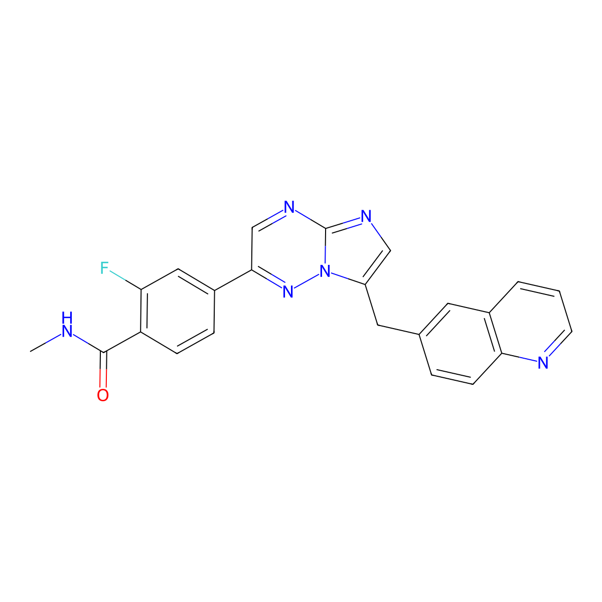 Capmatinib molecular structure, CAS 1029712-80-8