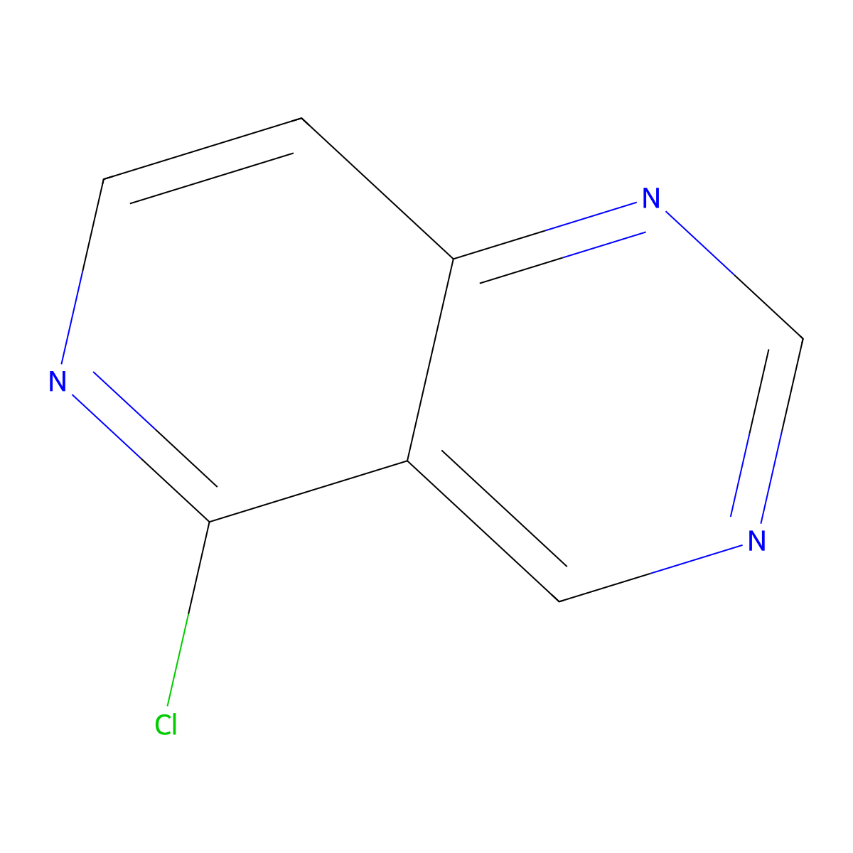5-Chloropyrido[4,3-d]pyrimidine molecular structure, CAS 1029720-78-2