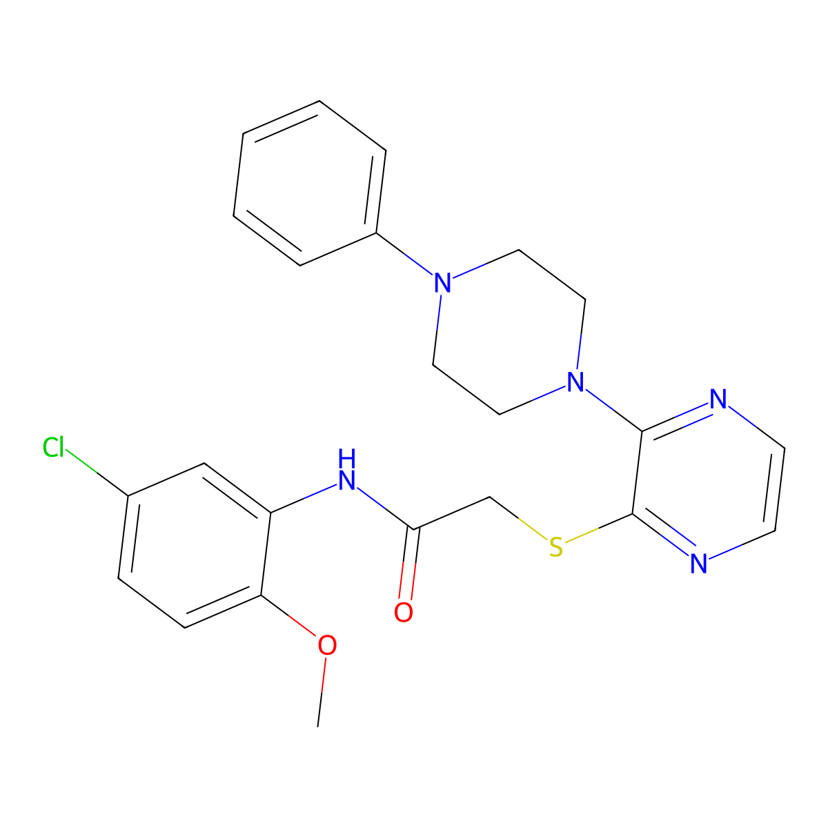 N-(4-fluorobenzyl)-N'-(8-fluoro-2-piperidin-1-ylquinolin-6-yl)urea molecular structure, CAS 1029733-62-7