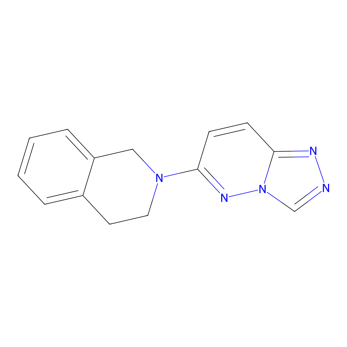 2-([1,2,4]Triazolo[4,3-b]pyridazin-6-yl)-1,2,3,4-tetrahydroisoquinoline molecular structure, CAS 1029755-38-1