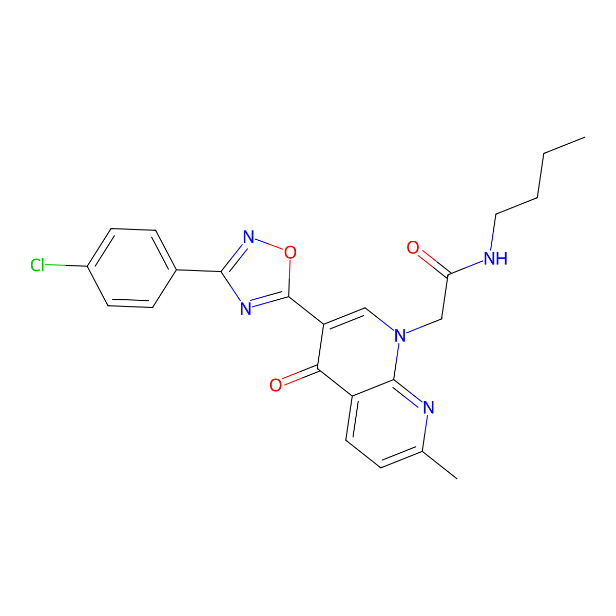 N-(3,4-dimethylphenyl)-4-(4-ethyl-3-oxo-3,4-dihydropyrido[2,3-b]pyrazin-2-yl)benzamide molecular structure, CAS 1029769-85-4