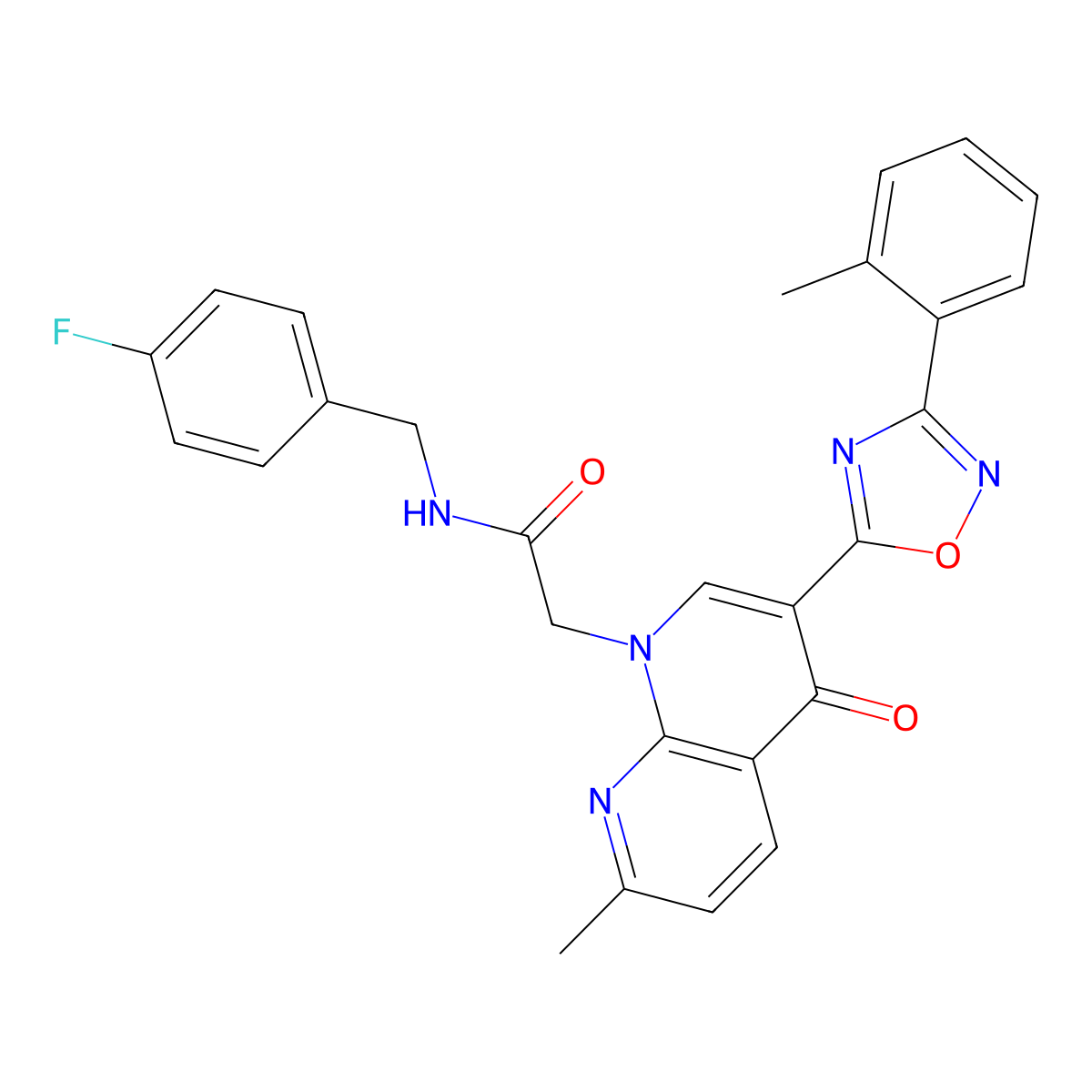 N-isopropyl-3-[1-({2-[(4-methylphenyl)amino]-2-oxoethyl}thio)-5-oxo[1,2,4]triazolo[4,3-a]quinazolin-4(5H)-yl]propanamide molecular structure, CAS 1029770-00-0