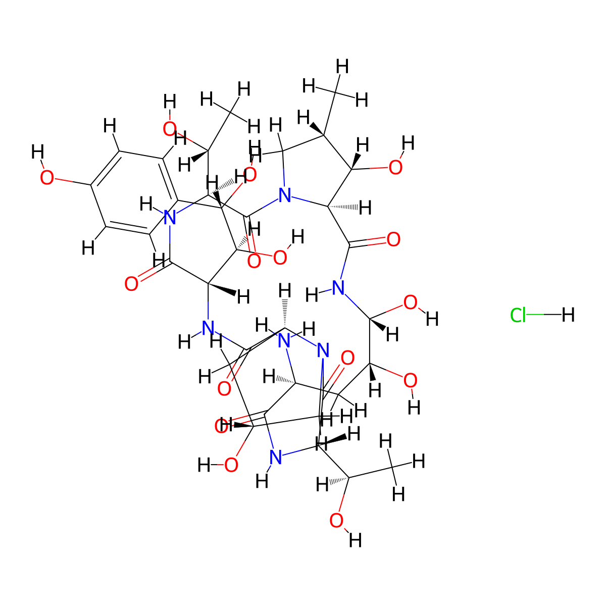 ECBN hydrochloride molecular structure, CAS 1029890-89-8
