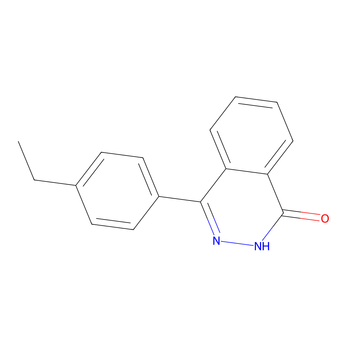 4-(4-ethylphenyl)-2H-phthalazin-1-one molecular structure, CAS 102990-37-4