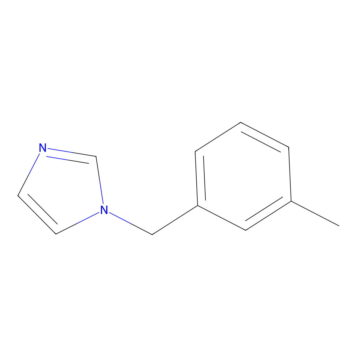 1-(3-Methylbenzyl)-1H-imidazole molecular structure, CAS 102993-65-7