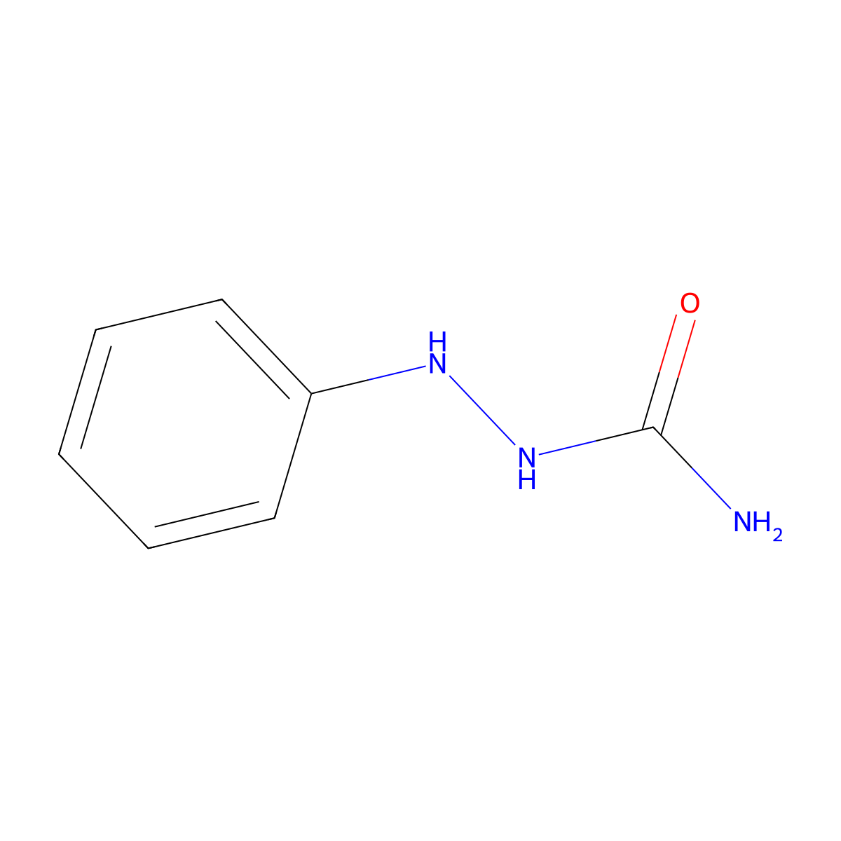Phenicarbazide molecular structure, CAS 103-03-7