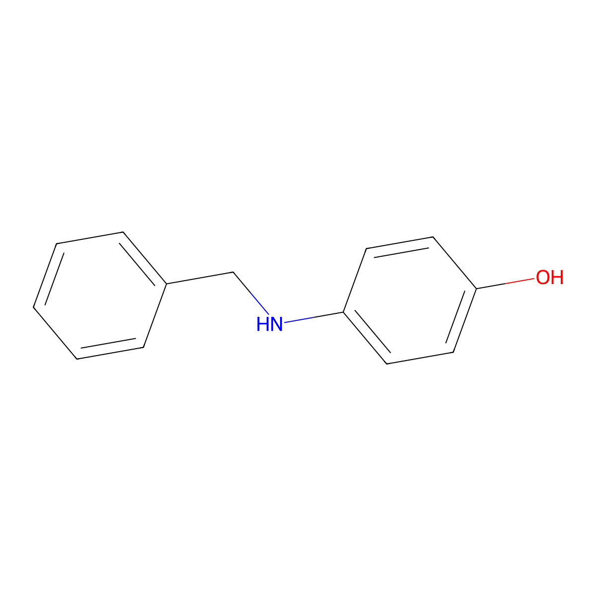 4-(Benzylamino)phenol molecular structure, CAS 103-14-0