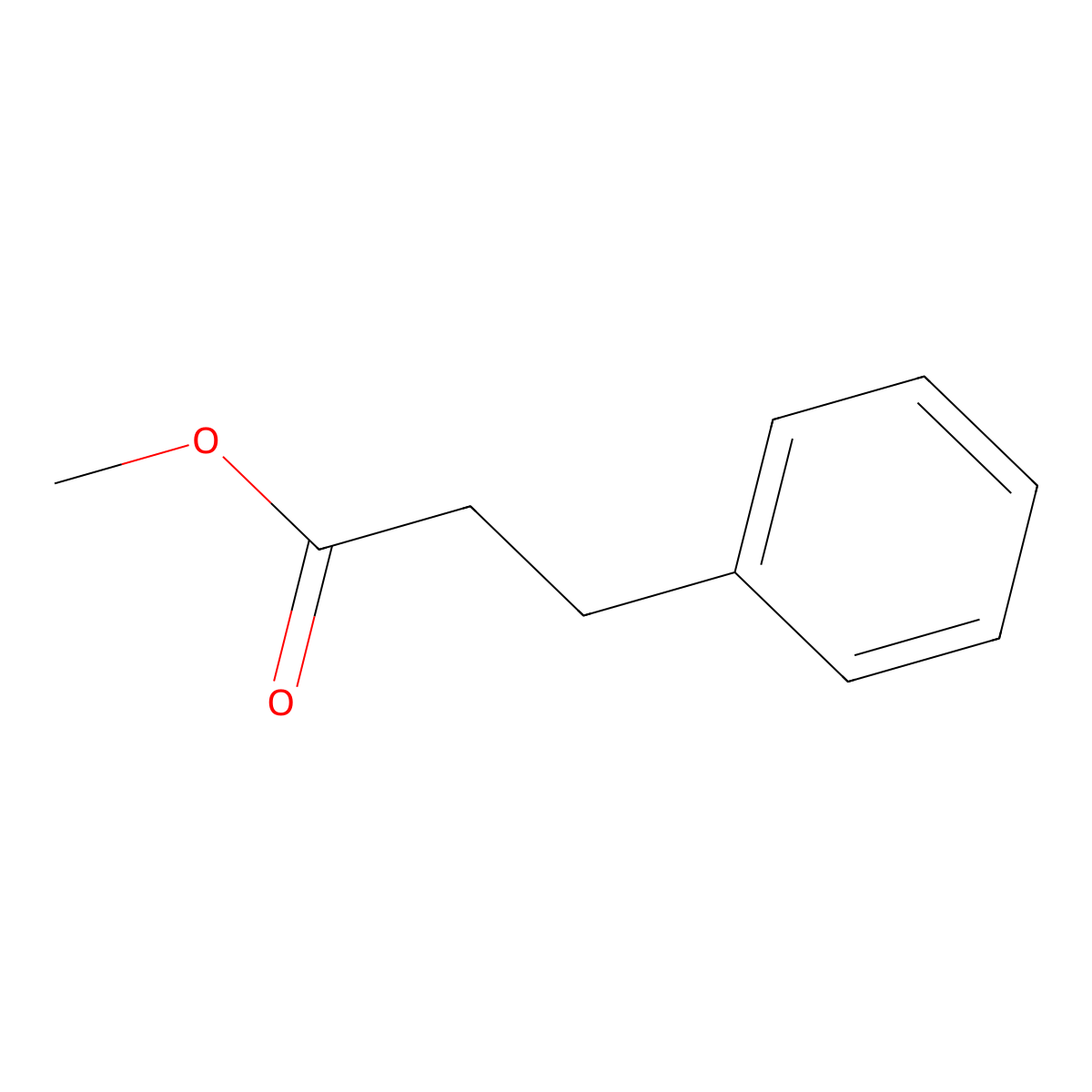 Methyl 3-phenylpropionate molecular structure, CAS 103-25-3