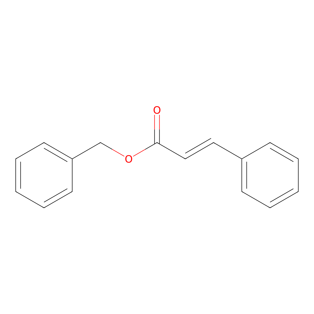 Benzyl Cinnamate molecular structure, CAS 103-41-3