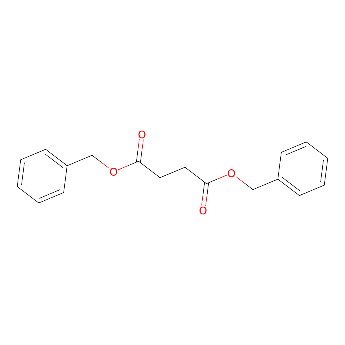 Dibenzyl succinate molecular structure, CAS 103-43-5