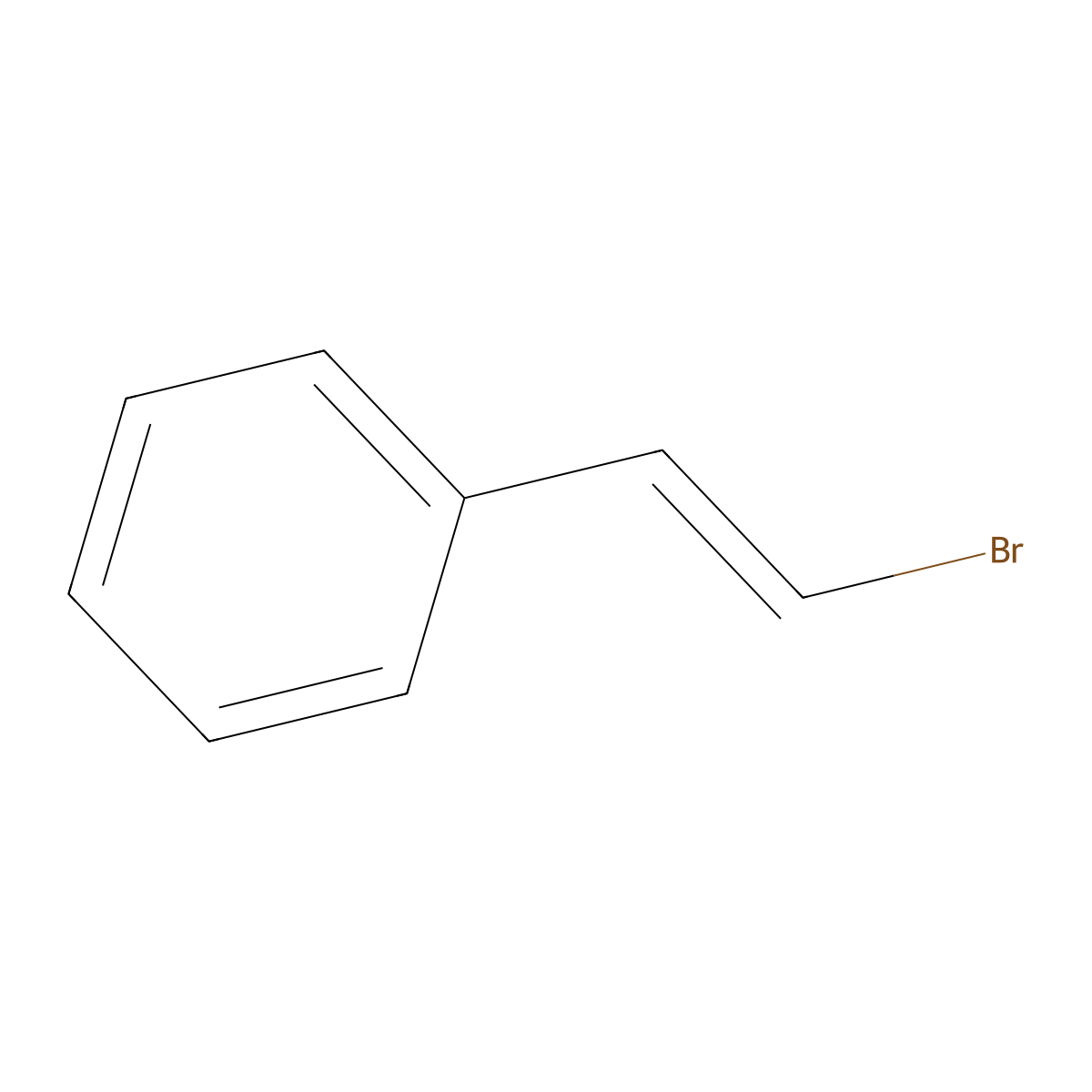 beta-Bromostyrene molecular structure, CAS 103-64-0
