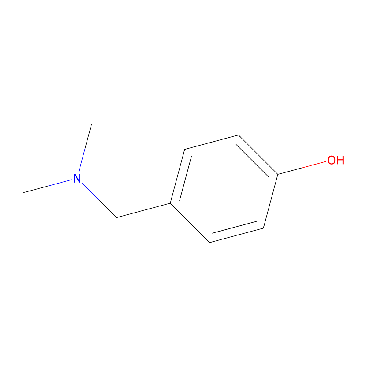 4-((Dimethylamino)methyl)phenol molecular structure, CAS 103-87-7