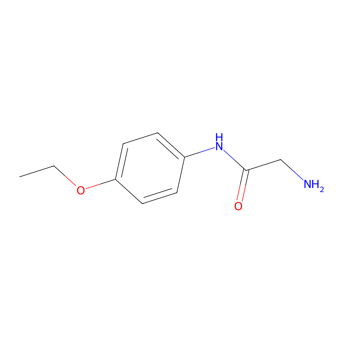 Phenocoll molecular structure, CAS 103-97-9