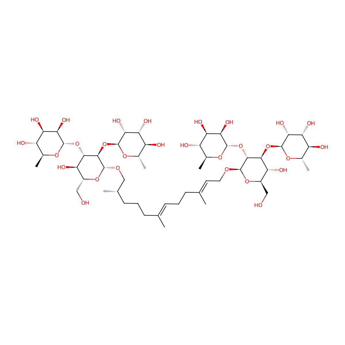 Mukurozioside IIa molecular structure, CAS 103001-35-0