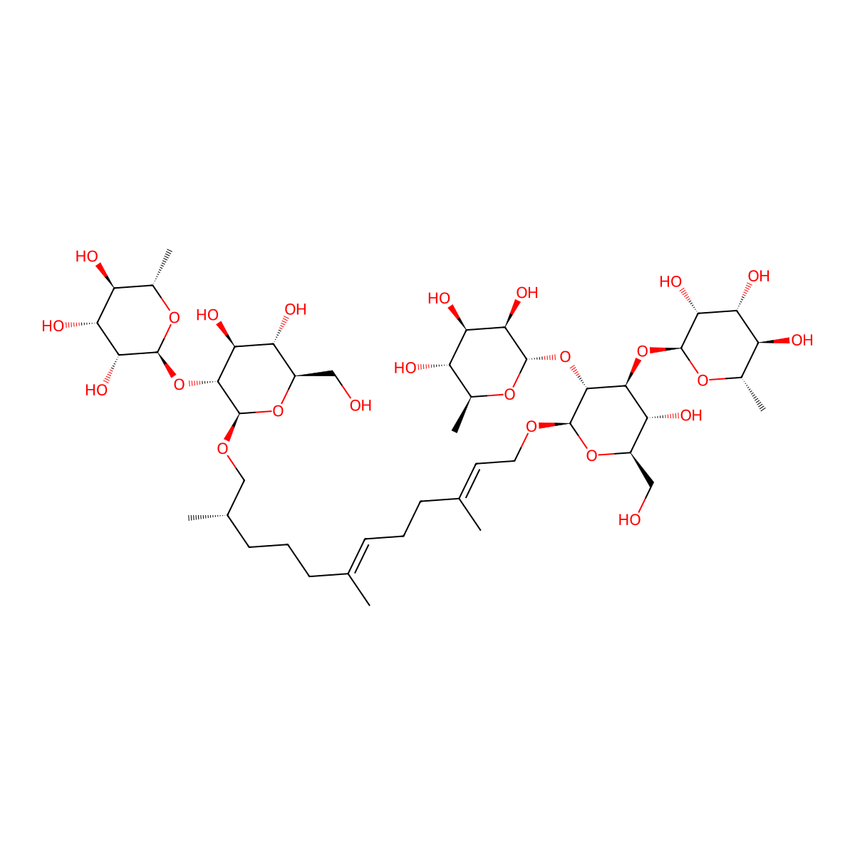 Mukurozioside Ia molecular structure, CAS 103001-37-2