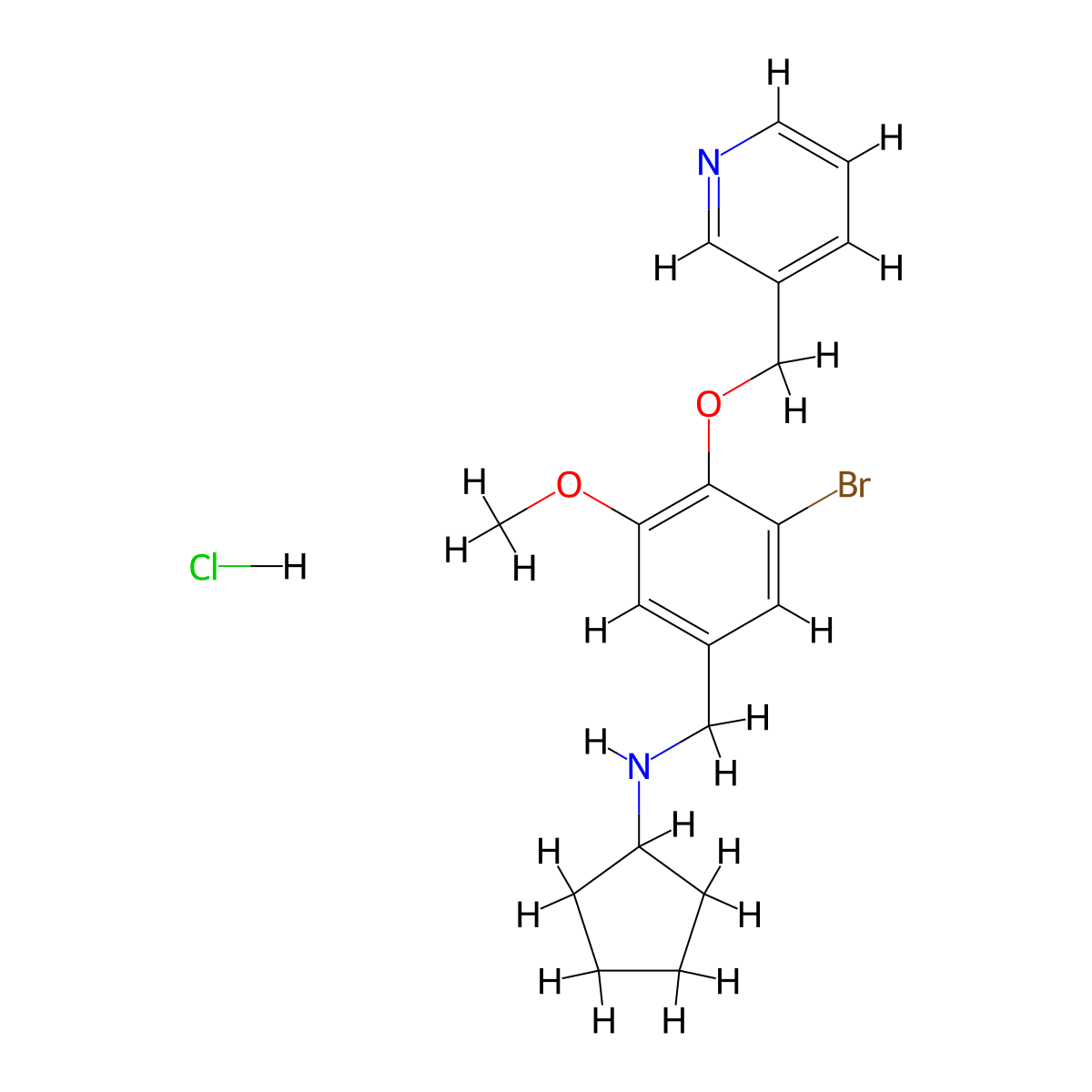 C19H24BrClN2O2 molecular structure, CAS 1030022-13-9