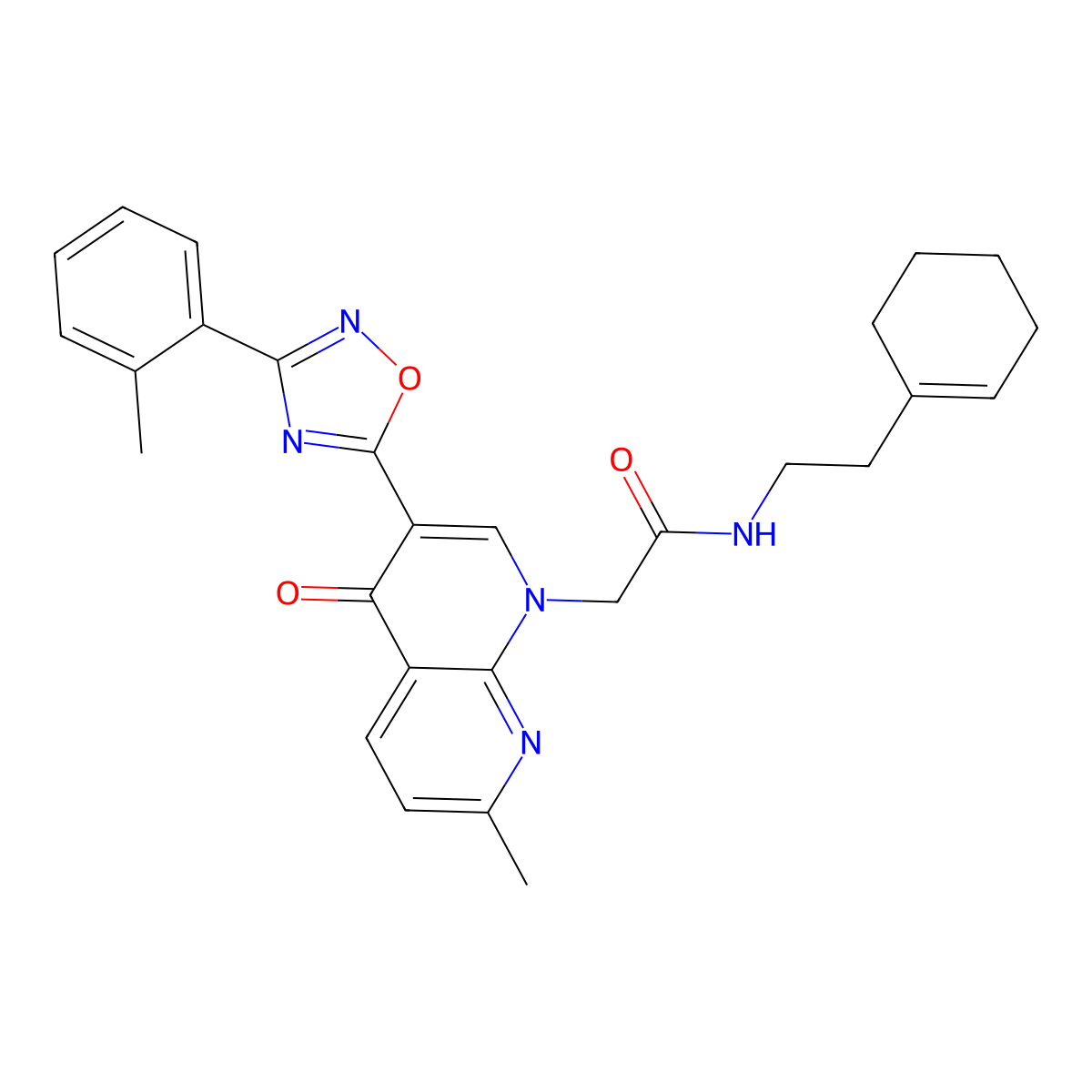 N-(4-ethoxy-3-methoxybenzyl)-2-[3-isopropyl-6-(5-methyl-1,2,4-oxadiazol-3-yl)-2-oxo-2,3-dihydro-1H-benzimidazol-1-yl]acetamide molecular structure, CAS 1030132-65-0