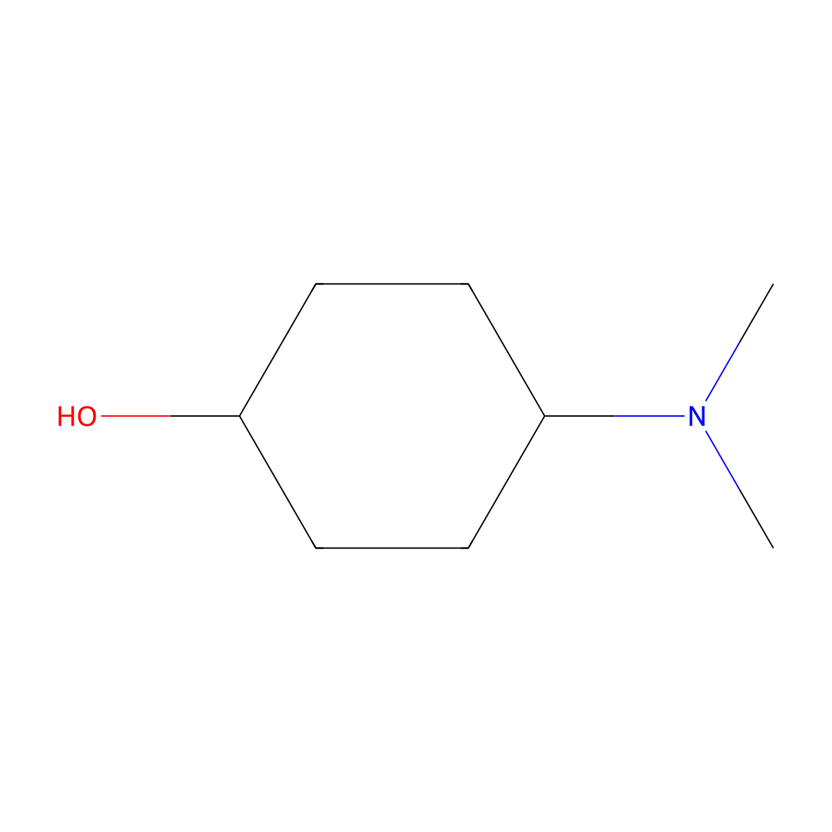 4-(Dimethylamino)cyclohexanol molecular structure, CAS 103023-51-4