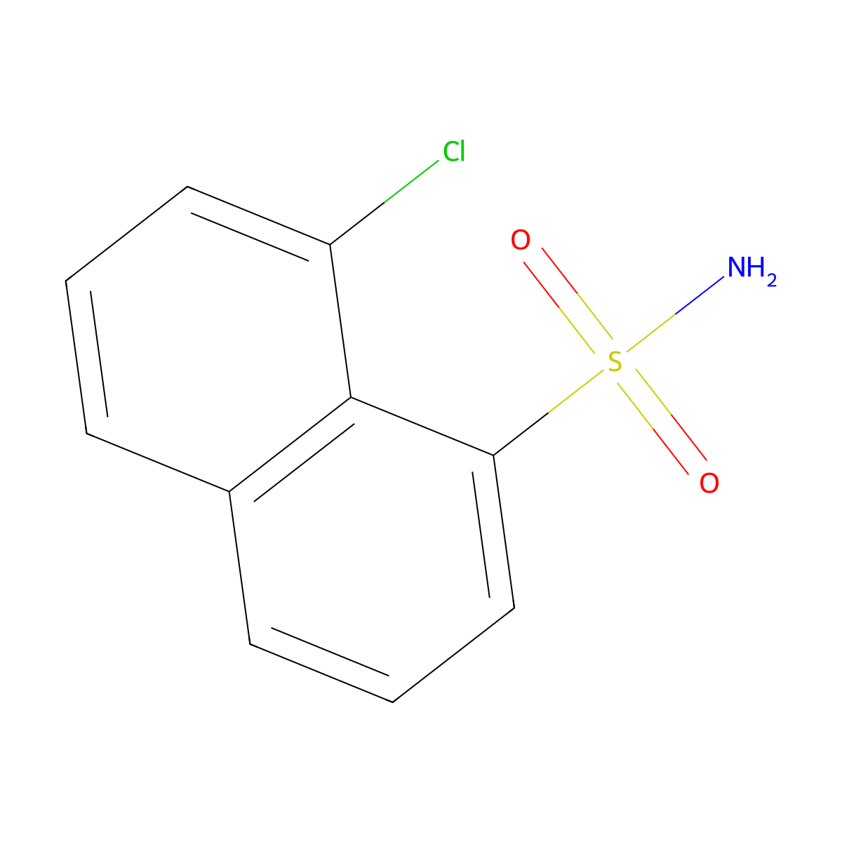 8-Chloronaphthalene-1-sulfonamide molecular structure, CAS 103027-64-1