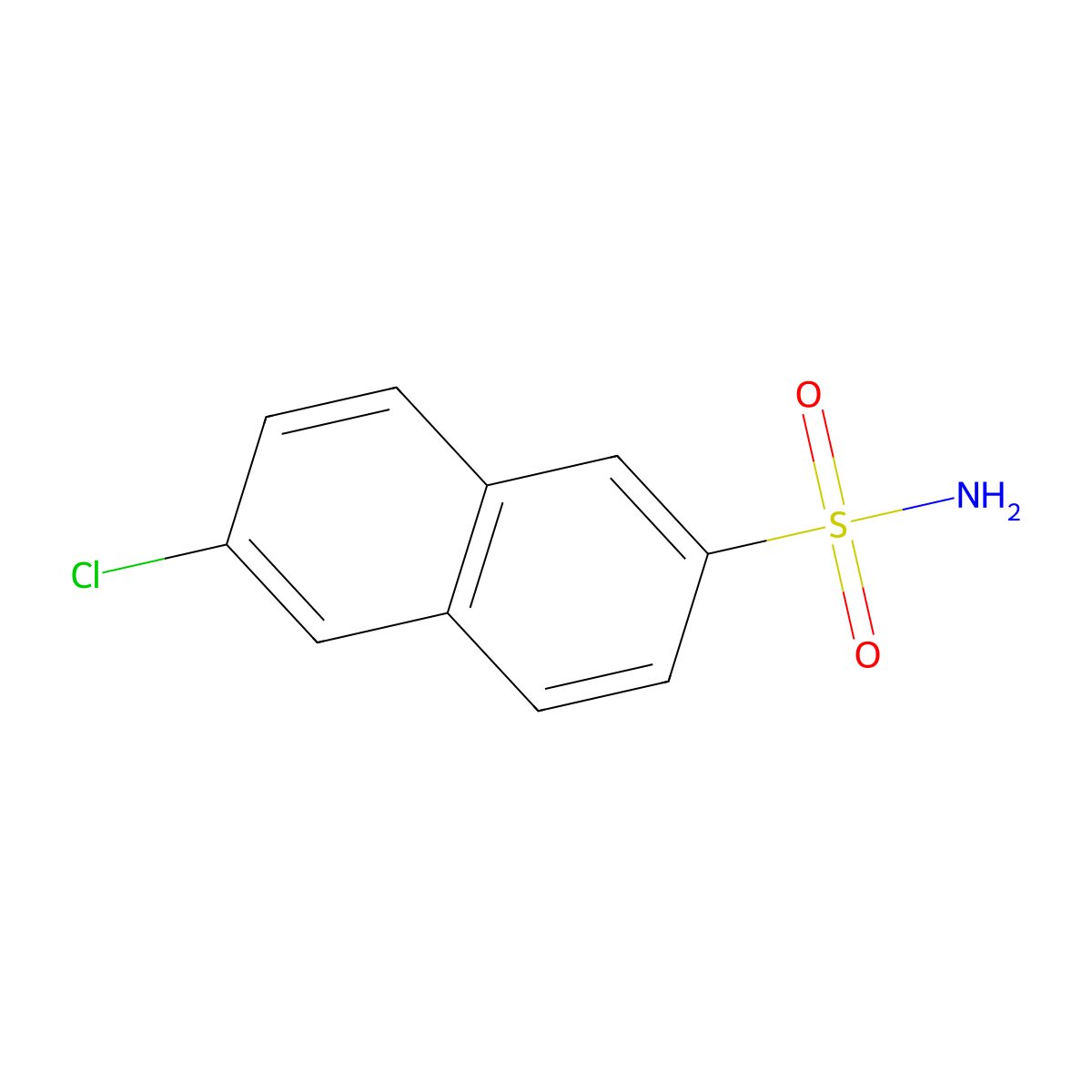 6-Chloronaphthalene-2-sulfonamide molecular structure, CAS 103027-67-4