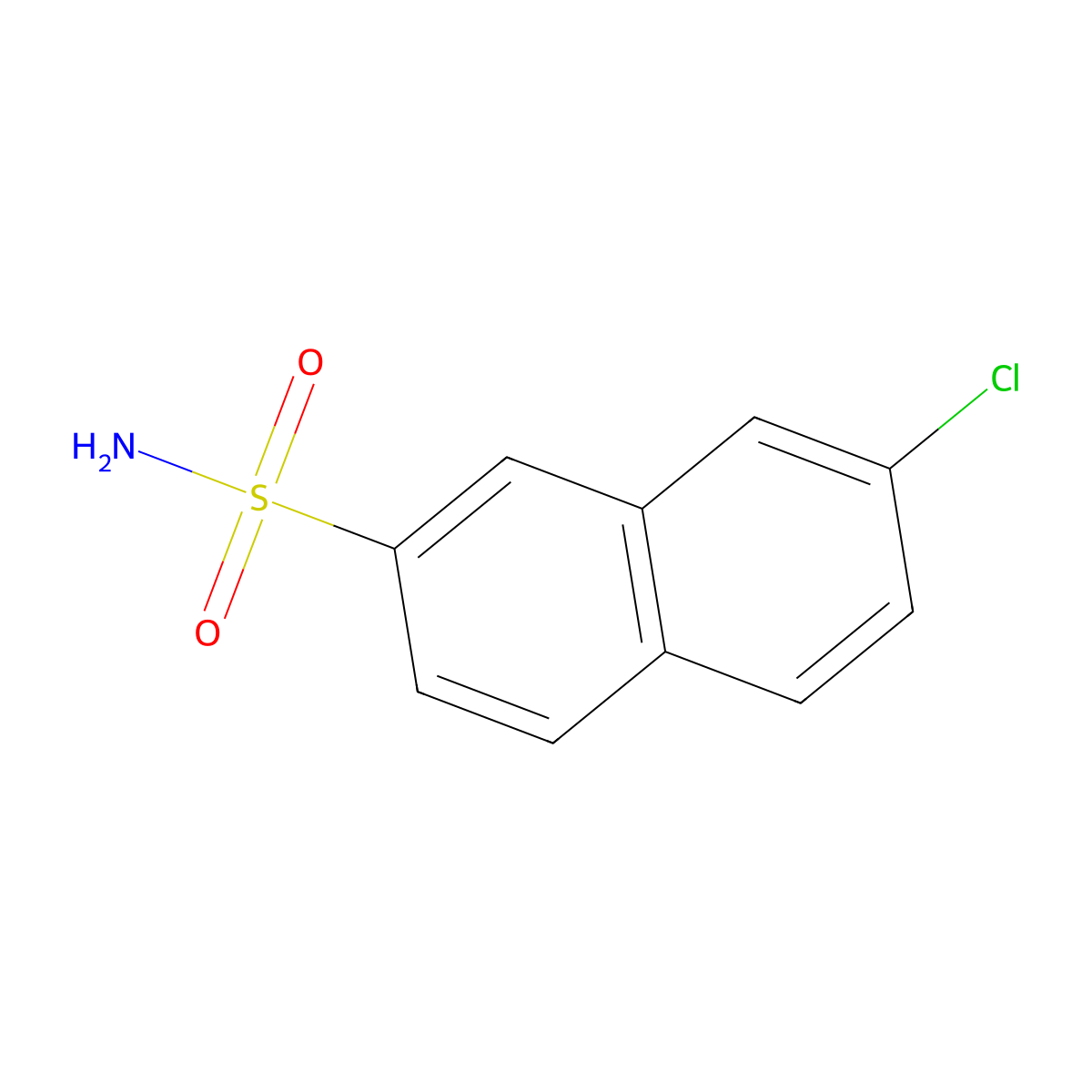 7-Chloronaphthalene-2-sulfonamide molecular structure, CAS 103027-68-5