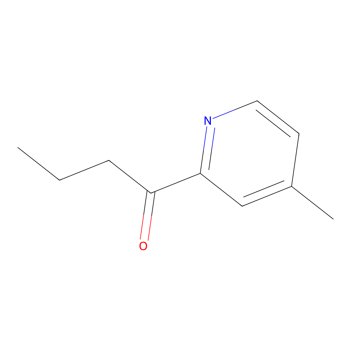 1-(4-Methylpyridin-2-yl)butan-1-one molecular structure, CAS 103028-75-7