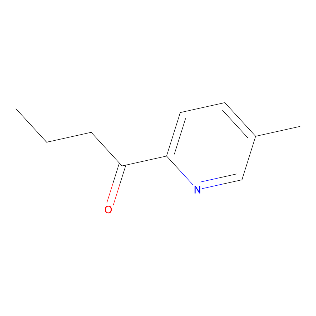 1-(5-Methyl-2-pyridinyl)-1-butanone molecular structure, CAS 103028-76-8