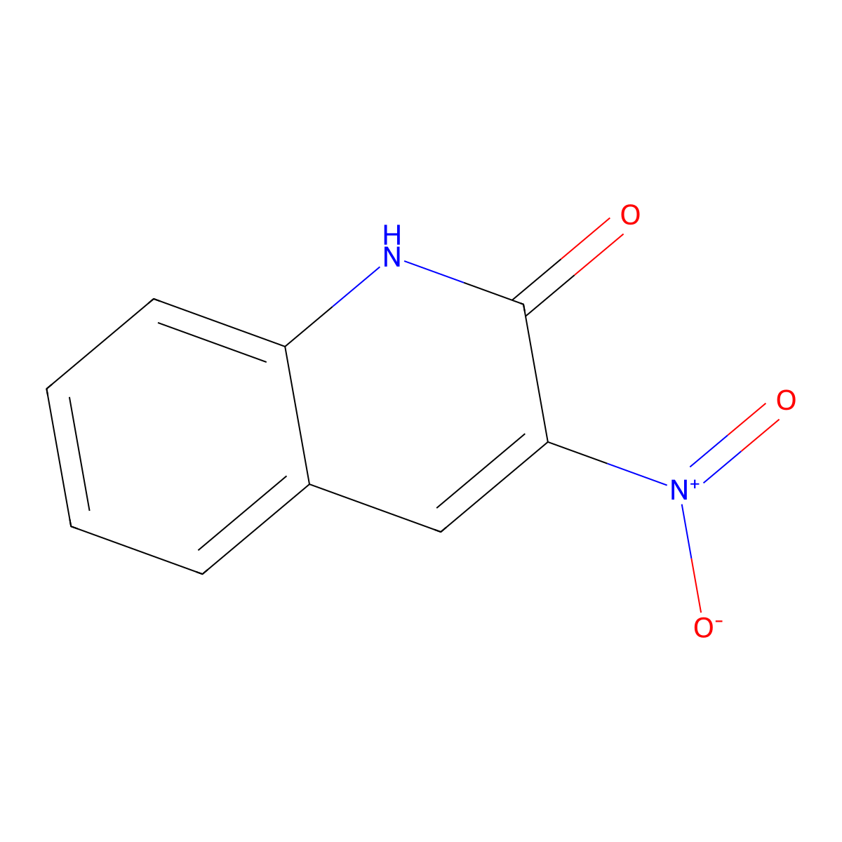 2(1H)-Quinolinone, 3-nitro- molecular structure, CAS 103029-75-0