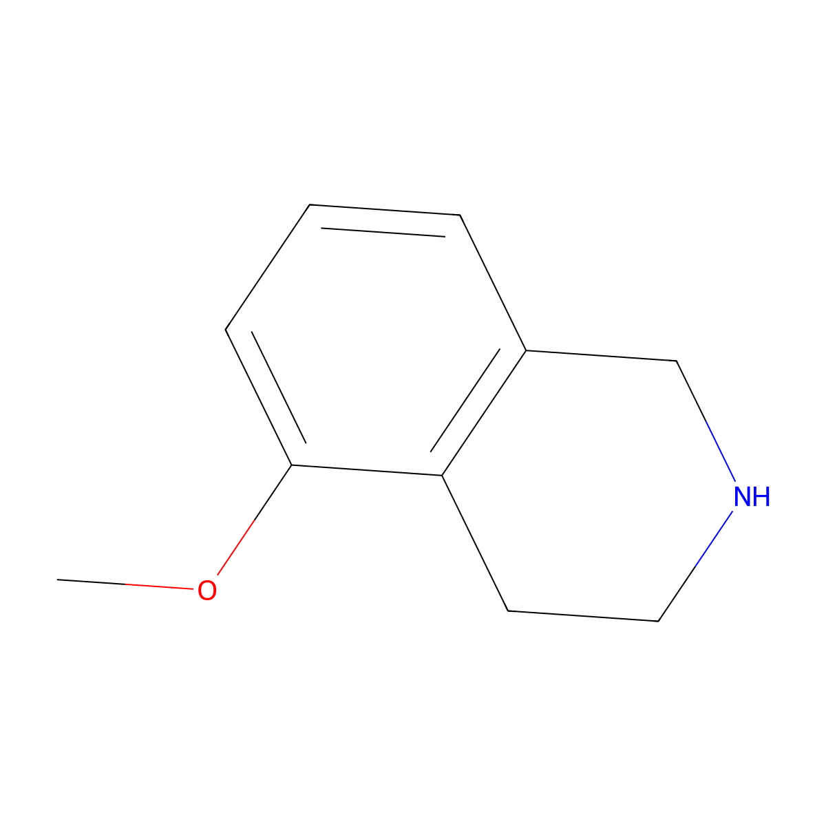 5-Methoxy-1,2,3,4-tetrahydroisoquinoline molecular structure, CAS 103030-70-2